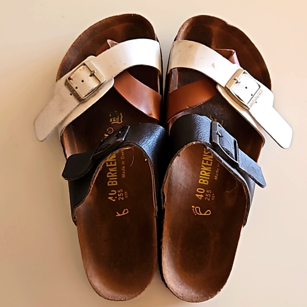 BIRKENSTOCK Neutral Sandals Size 40